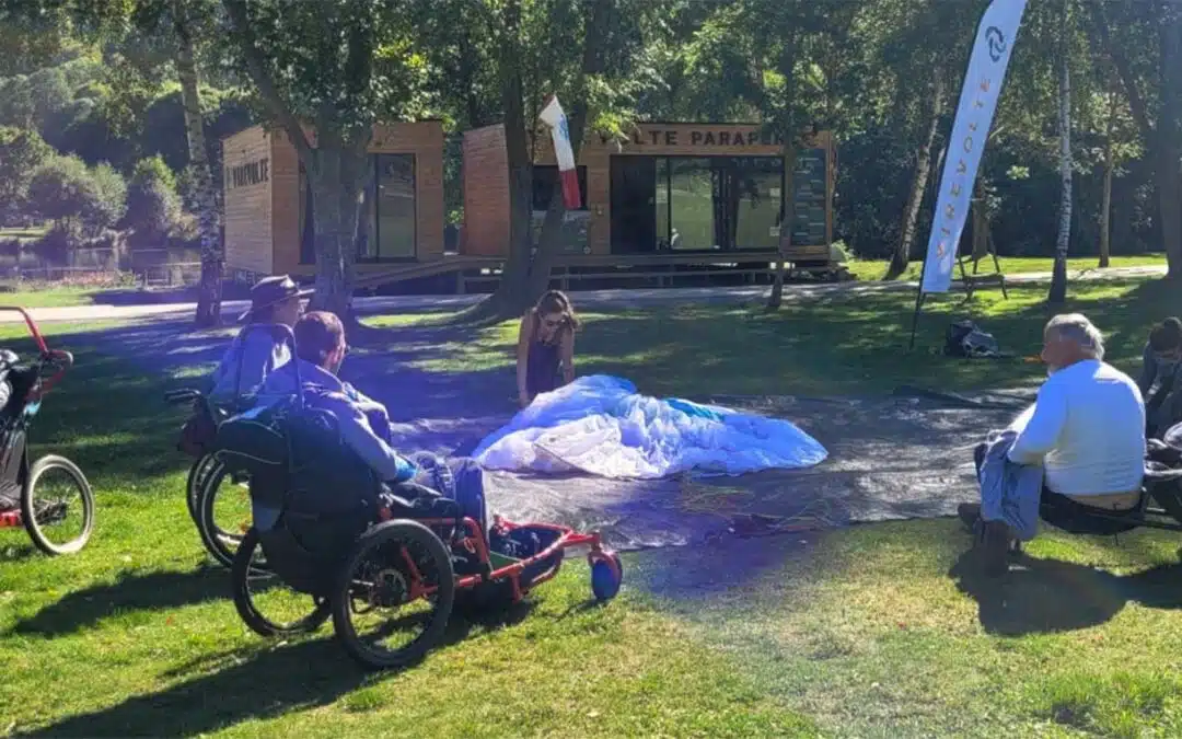 Stage parapente Handi/Valide avec Virevolte