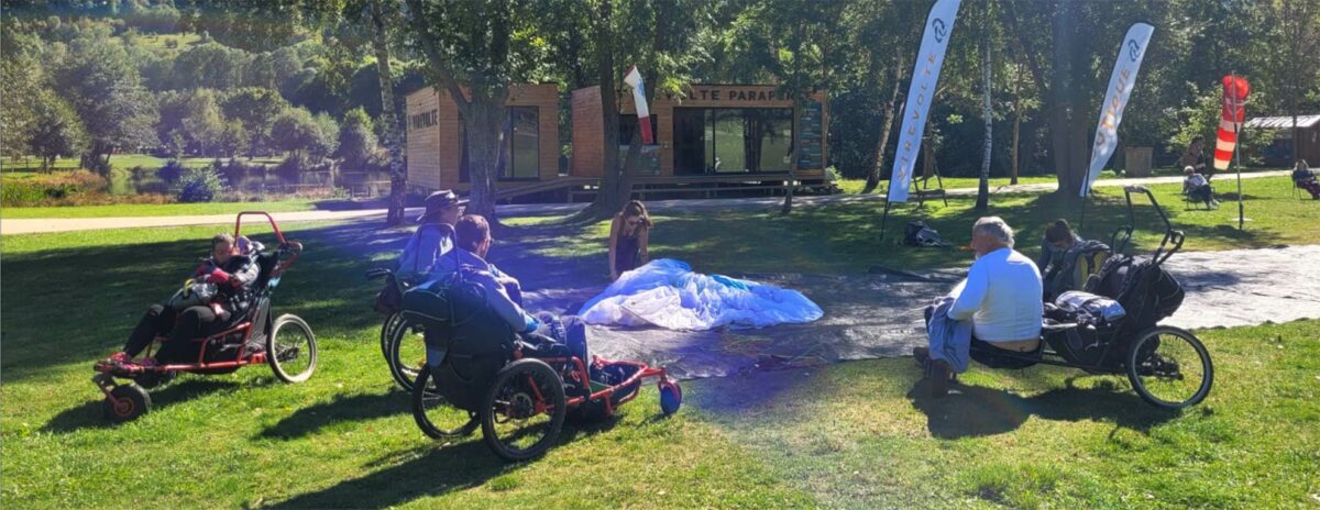 Stage parapente Handi/Valide avec Virevolte