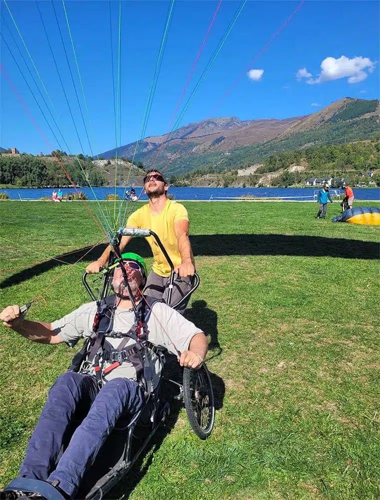 Stage parapente Handi/Valide avec Virevolte