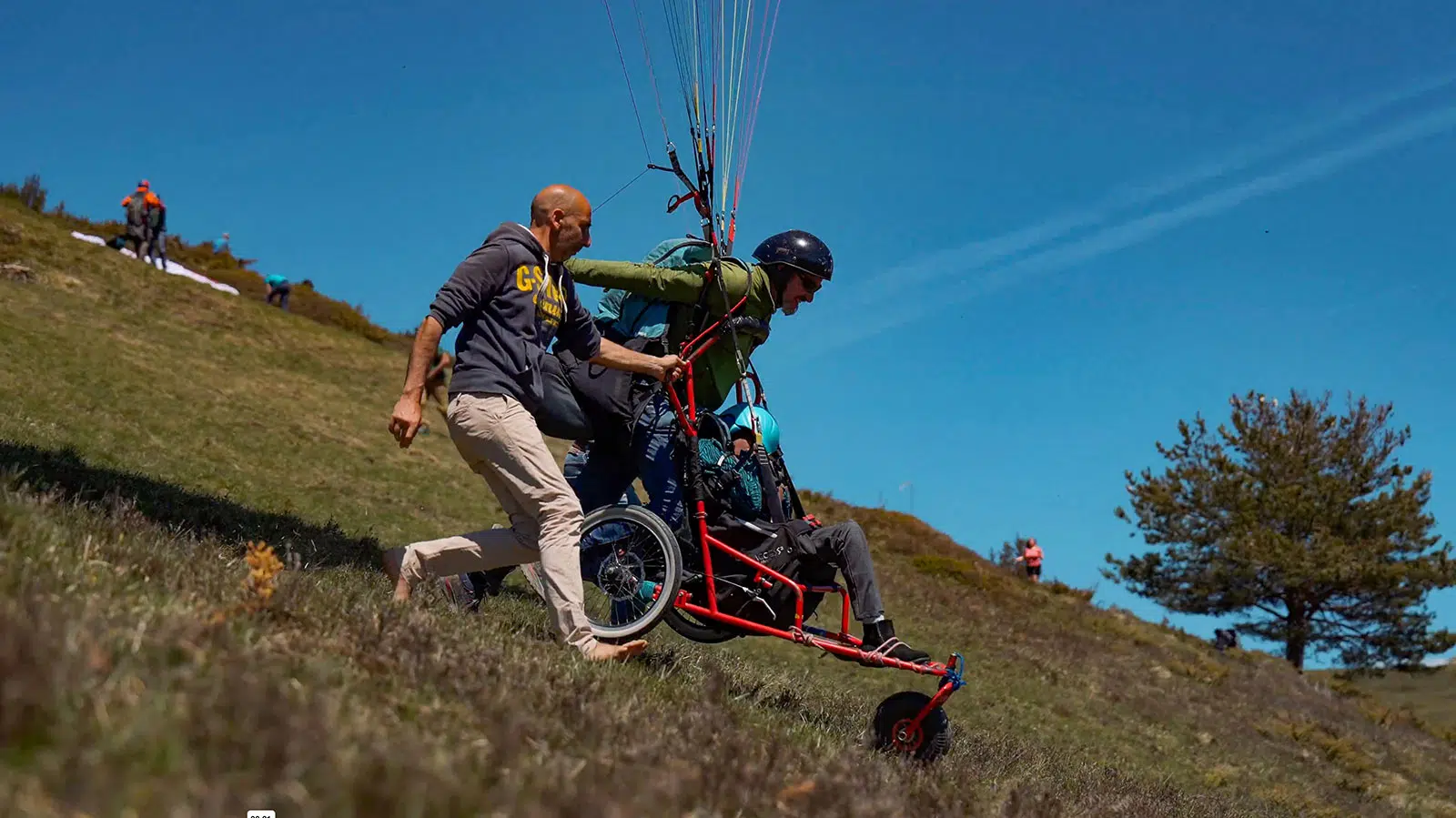 Déco vol parapente Handicare