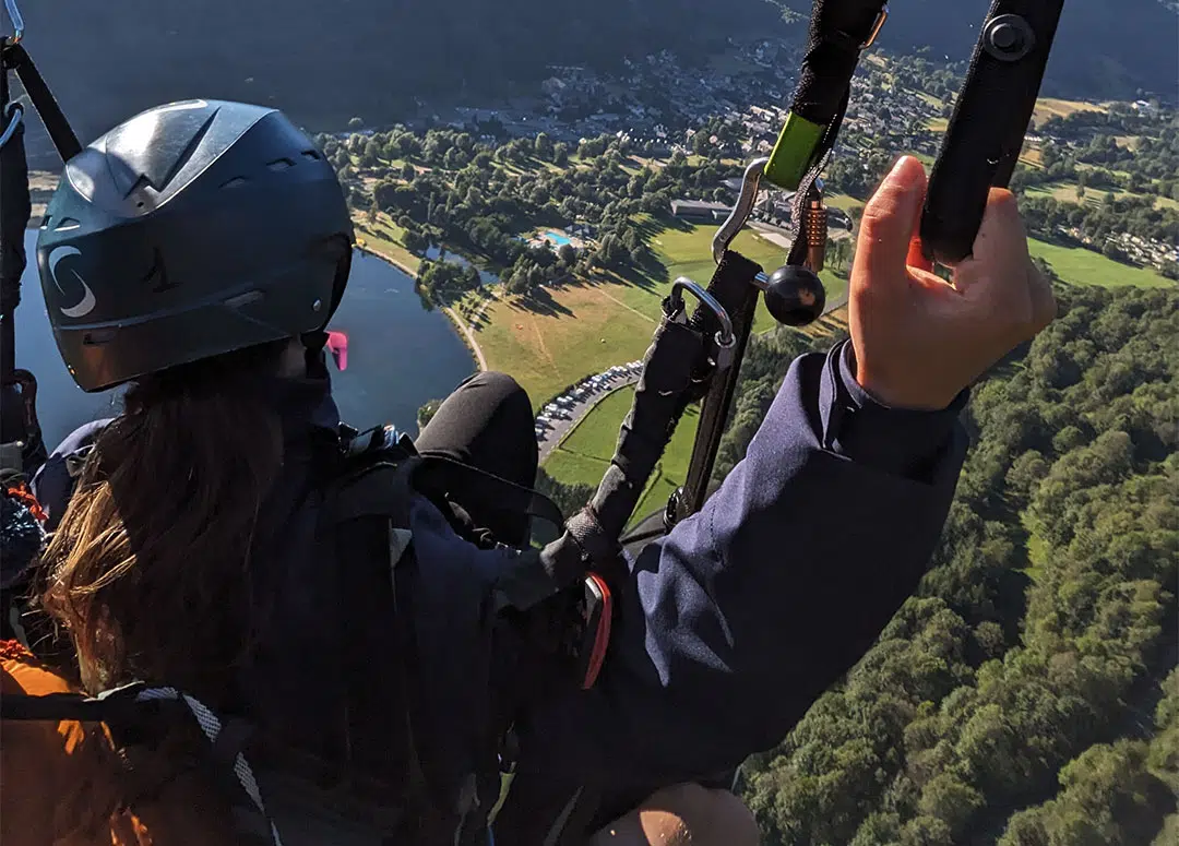 Cours de parapente en biplace