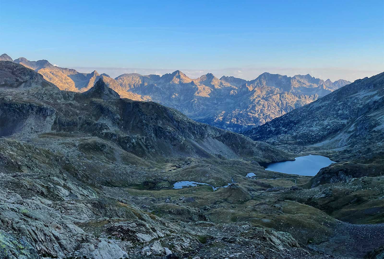 Lacs de la haute vallée du Louron - Stage parapente Marche & Vol avec Virevolte