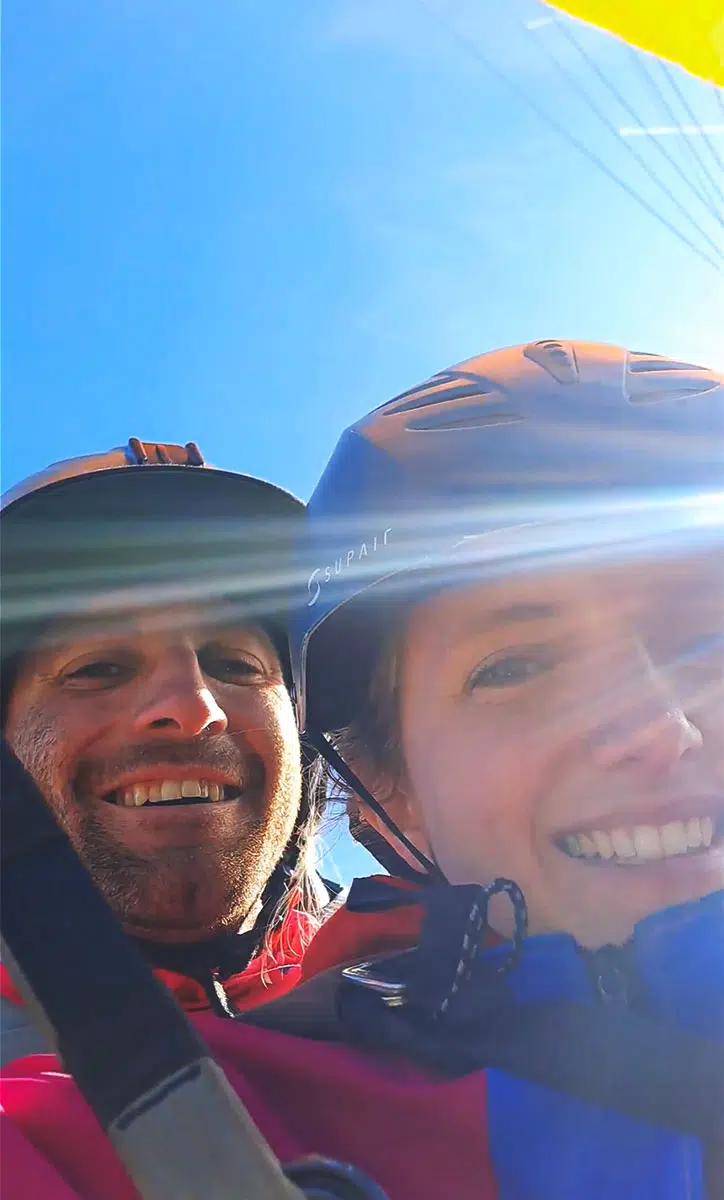Vol parapente en biplace au-dessus des Pyrénées : sourires garantis !