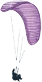 Parapente violet